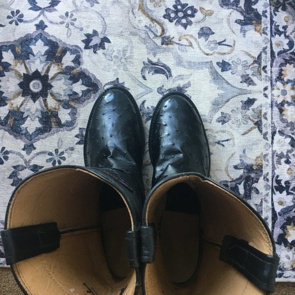 Prez of American Honda Larry Mahan Full Quill Ostrich Ropers - Picture 11 of 15